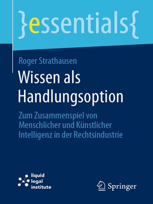 cover image of Wissen als Handlungsoption